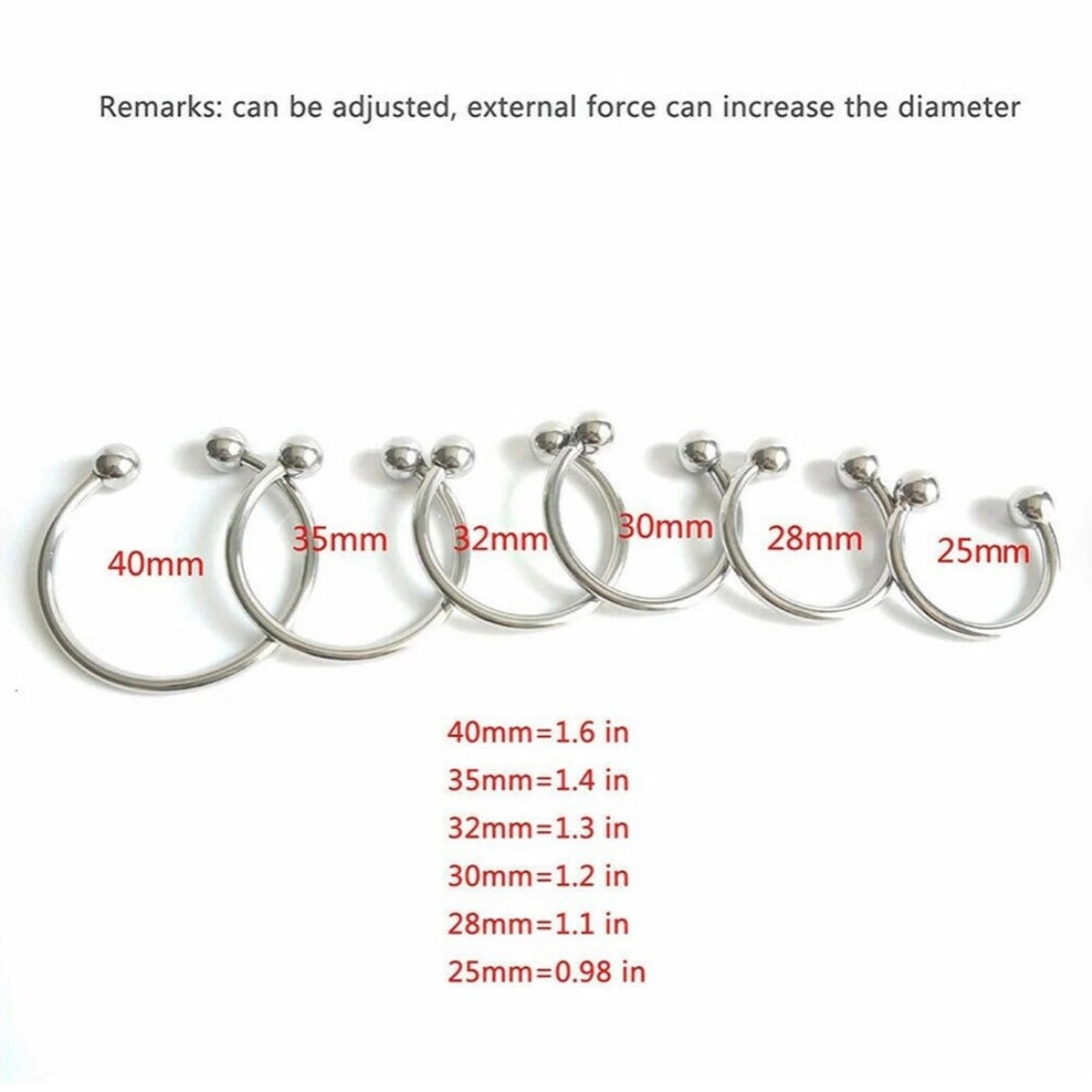 Penis Ring Head Glan Stimulator Male Sex Toy and Penis Weight